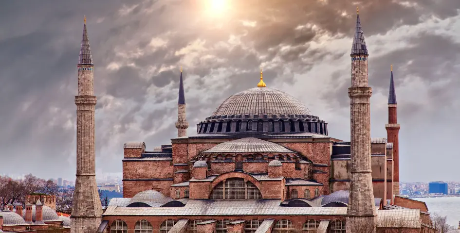 When was Hagia Sophia built?