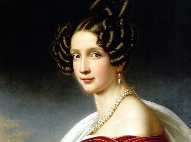 The Emperor's mother, Sophie of Bavaria. Portrait from 1832.