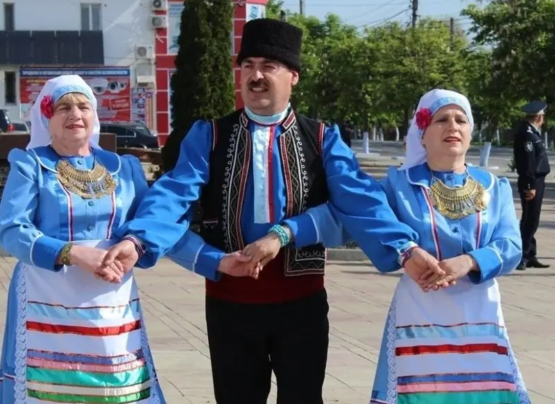 Gagauzians at a festival in Comrat