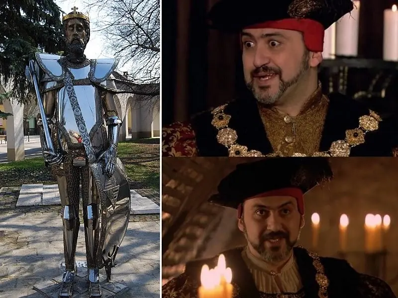 Statue of Louis II and his portrayal in the Turkish TV series "The Magnificent Century".