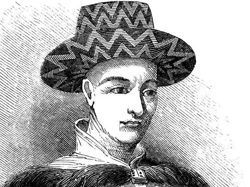 The young King Charles VII of France. Modern illustration.