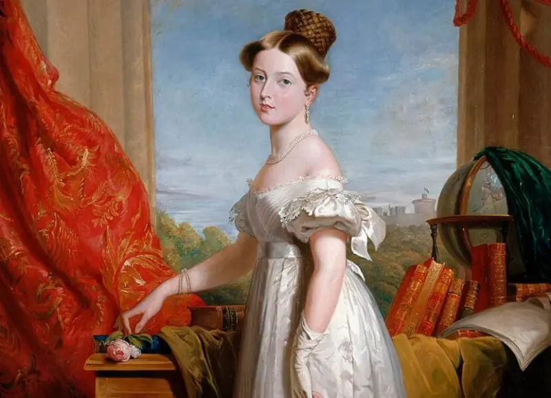 Victoria in a portrait from 1833.